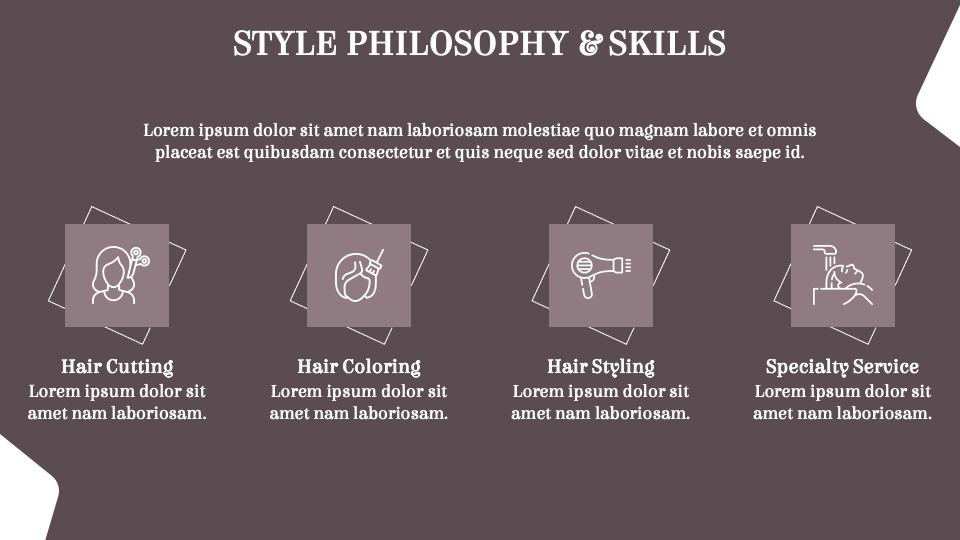 Free Hair Stylist Portfolio Presentation Template for Google Slides and ...