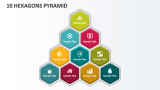 10 Hexagons Pyramid - Slide 1