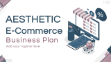 Aesthetic E-Commerce Business Plan - Slide 1