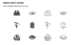 Birds Nest Icons - Slide 2