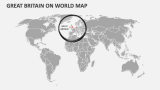 Great Britain On World Map - Slide 2