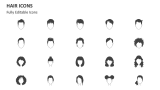 Hair Icons - Slide 2