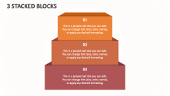3 Stacked Blocks - Slide 1