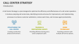 Call Center Strategy Introduction - Slide 2