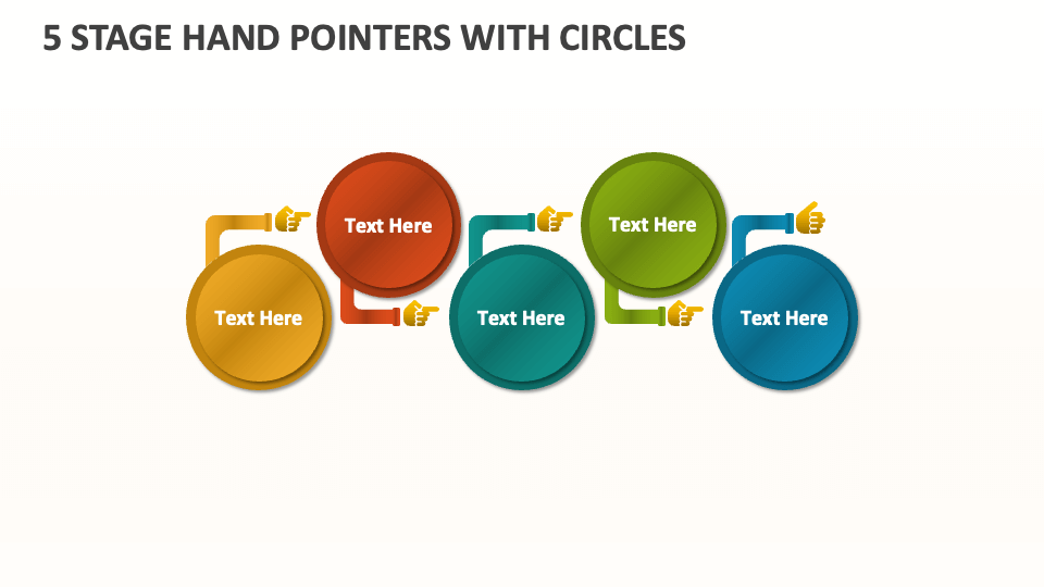 5 Stage Hand Pointers with Circles - Slide 1