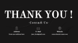 Minimal Black Presentation - Slide 14