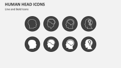 Human Head Icons - Slide 1