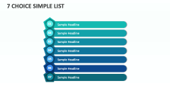 7 Choice Simple List - Slide 1
