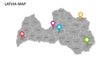 Latvia Map - Slide 4