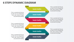 6 Steps Dynamic Diagram - Slide 1