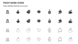 Piggy Bank Icons - Slide 2