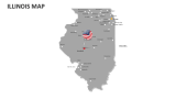 illinois Map - Slide 3