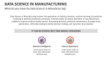 What do you mean by Data Science in Manufacturing? - Slide 1