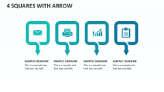 4 Squares with Arrow - Slide 1