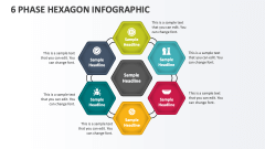 6 Phase Hexagon Infographic - Slide 1