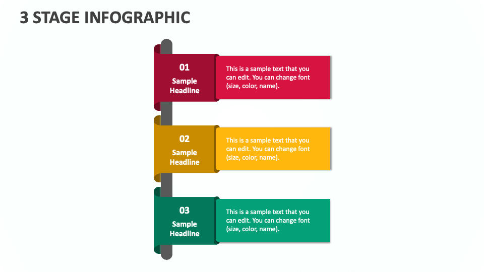 3 Stage Infographic - Slide 1