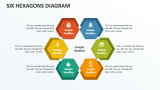 Six Hexagons Diagram - Slide 1