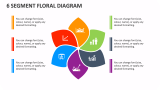 6 Segment Floral Diagram - Slide 1