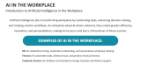 Introduction to Artificial Intelligence in the Workplace - Slide 2