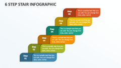 6 Step Stair Infographic - Slide 1