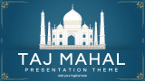 Taj Mahal Presentation Theme - Slide 1