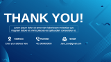 Blue Creative Presentation Template - Slide 15