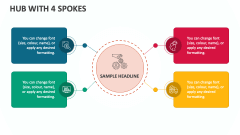 Hub with 4 Spokes - Slide 1
