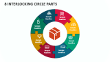 8 Interlocking Circle Parts - Slide 1