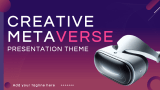 Creative Metaverse Presentation Theme - Slide 1