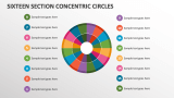 Sixteen Section Concentric Circles - Slide 1