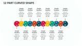 12 Part Curved Shape - Slide 1