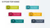 6 Stylish Text Boxes - Slide 1