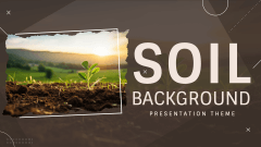 Soil Background Presentation Theme - Slide 1
