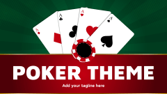 Poker Presentation Theme - Slide 1