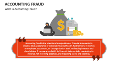 What is Accounting Fraud? - Slide 1