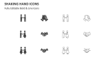 Shaking Hand Icons - Slide 2