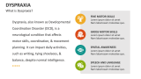 What is Dyspraxia? - Slide 2