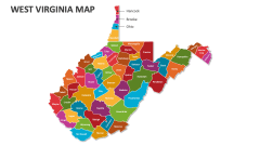 West Virginia Map - Slide 1