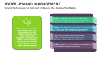 Simple Techniques can be Used to Reduce the Demand for Water Management - Slide 4