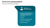 How to be an Effective Manager? - Slide 7