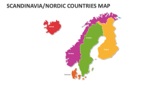 Scandinavia/Nordic Countries Map - Slide 1