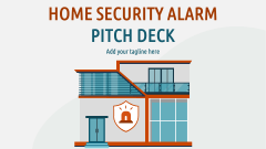 Home Security Alarm Pitch Deck - Slide 1