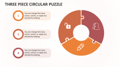 Three Piece Circular Puzzle - Slide 1