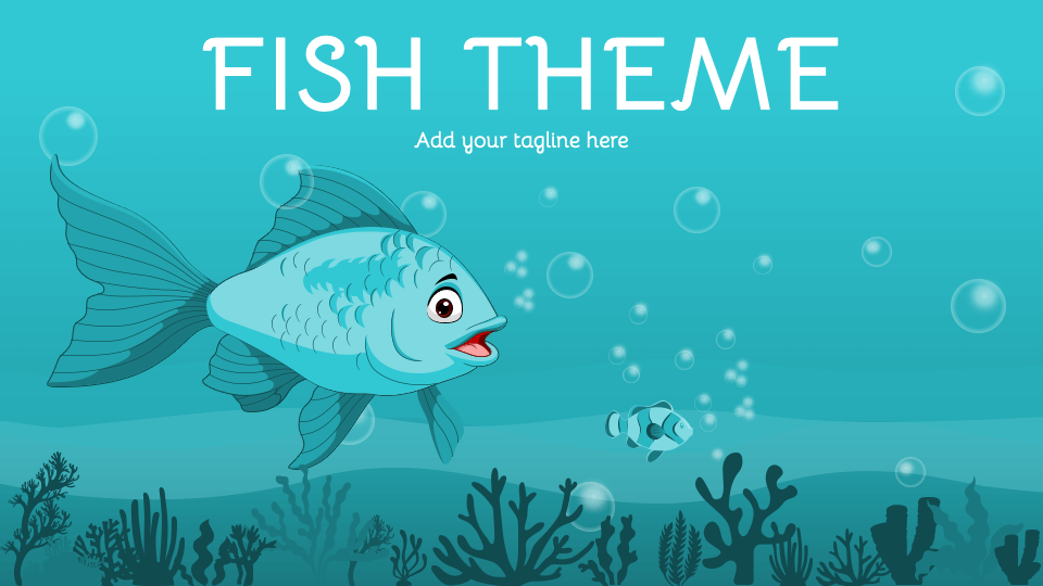 Fish Presentation Theme for PowerPoint and Google Slides - PPT Slides