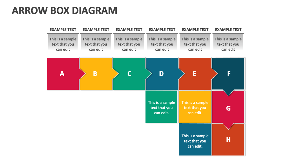 Arrow Box Diagram Template for PowerPoint and Google Slides - PPT Slides