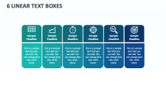 6 Linear Text Boxes - Slide 1