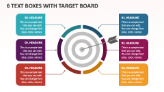 6 Text Boxes with Target Board - Slide 1