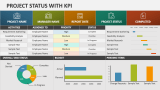 Project Status with KPI - Slide 1