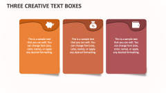 Three Creative Text Boxes - Slide 1
