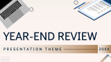 Year-End Review Presentation - Slide 1